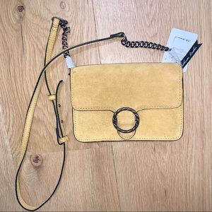 Mango NWT Suede Crossbody Bag